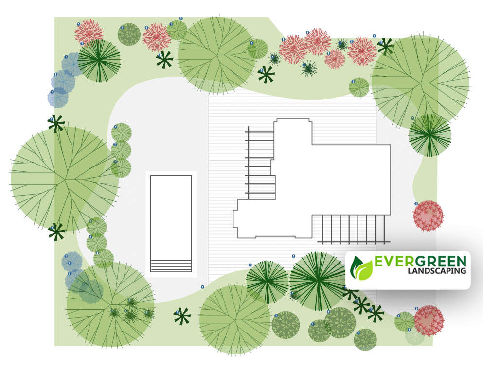 2D Garden Design Plans