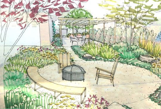 Garden Sketch Design